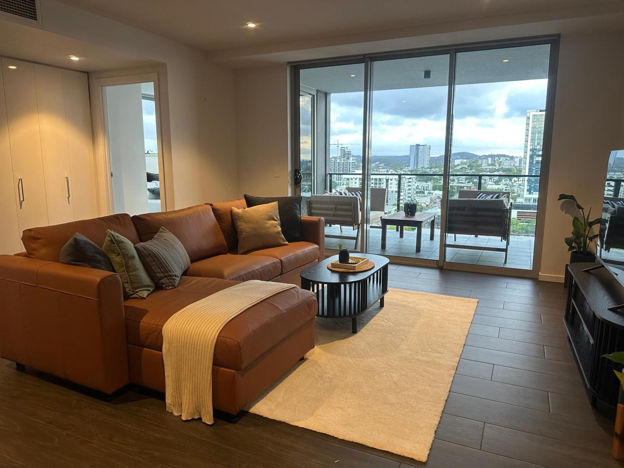 Modern Meets The Gabba Apartment Brisbane Exterior foto